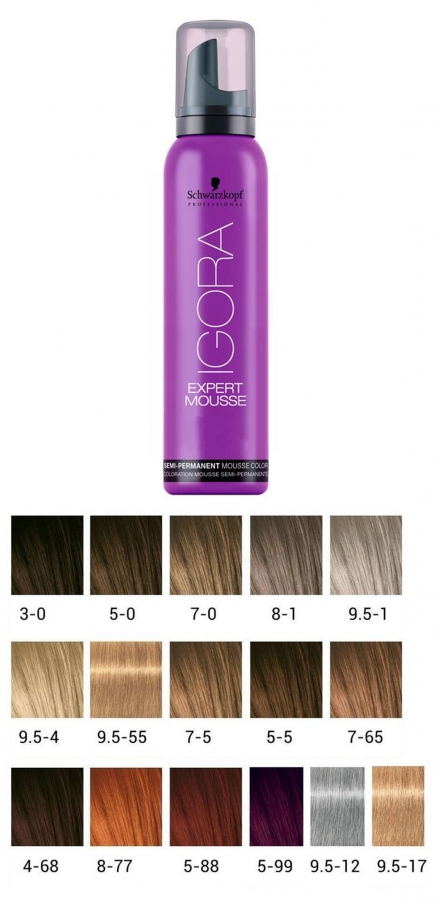  Schwarzkopf Professional Igora Expert Mousse, 8-77